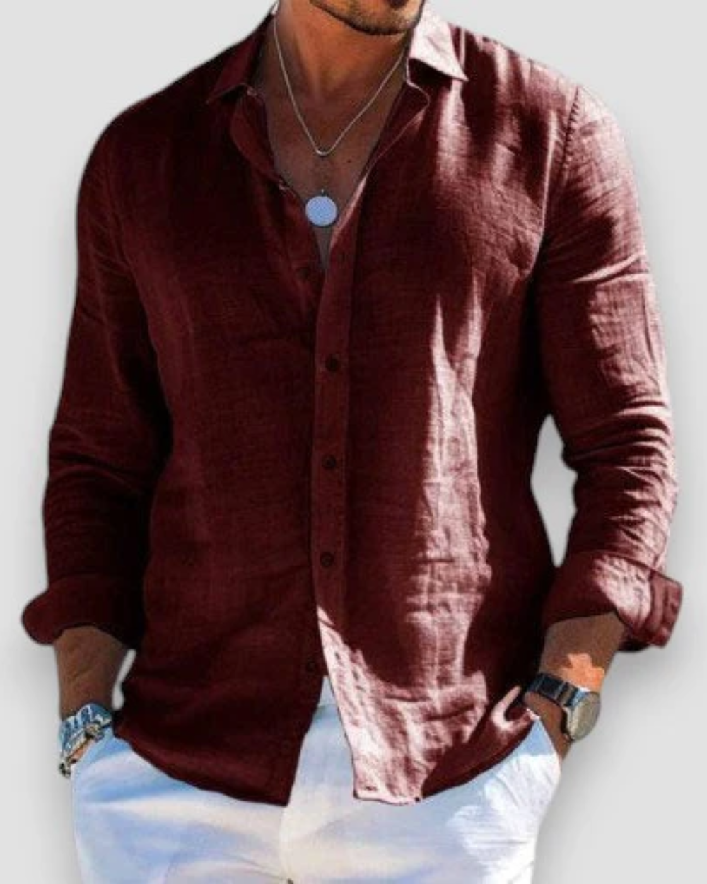 Chemise décontractée pour homme