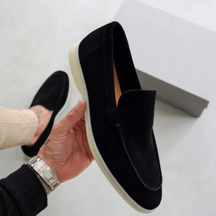 Mocassins élégants en daim